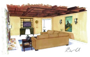 Casual Family Room The casual style suits most families