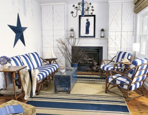 From CountryLiving.com Stripes abound